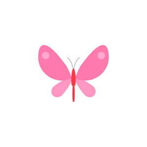 蝴蝶平图标，春天复活节元素
