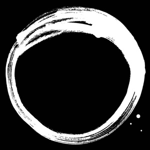 素描星球黑色画笔描边, 以圆圈的形式.水墨素描创作中的手绘技法照片