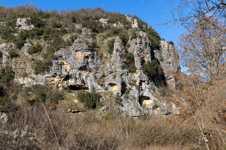 Vikos 峡谷和 Pindus 山脉的惊人景观, Zagori, 鲁斯, 希腊