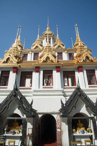 Loha Prasat 或金属城堡在笏 Ratchanatdaram Woravihan