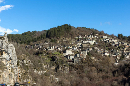 Kipoi, Zagori, 鲁斯, 希腊的全景图