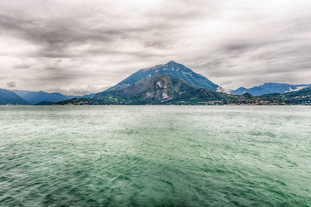 意大利 Varenna 镇科莫湖景区景观