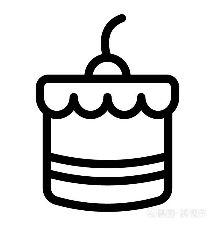 蛋糕矢量图标插画-正版商用图片03kbpt-摄图新视界