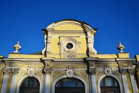 圣彼得堡宫殿的正面