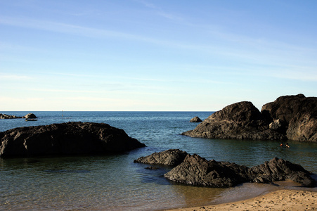 岩石海滩