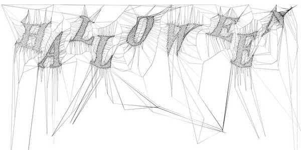 蛛网, 隔离在白色。蜘蛛网万圣节设计