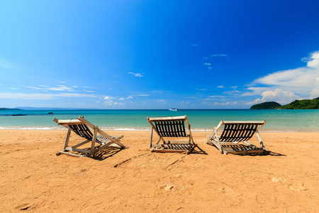 泰国象岛沙滩椅