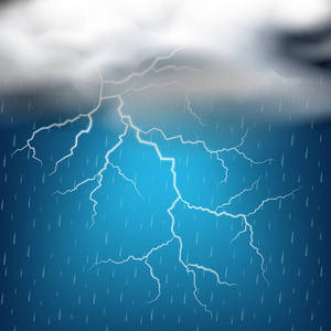 打雷的背景图片图片