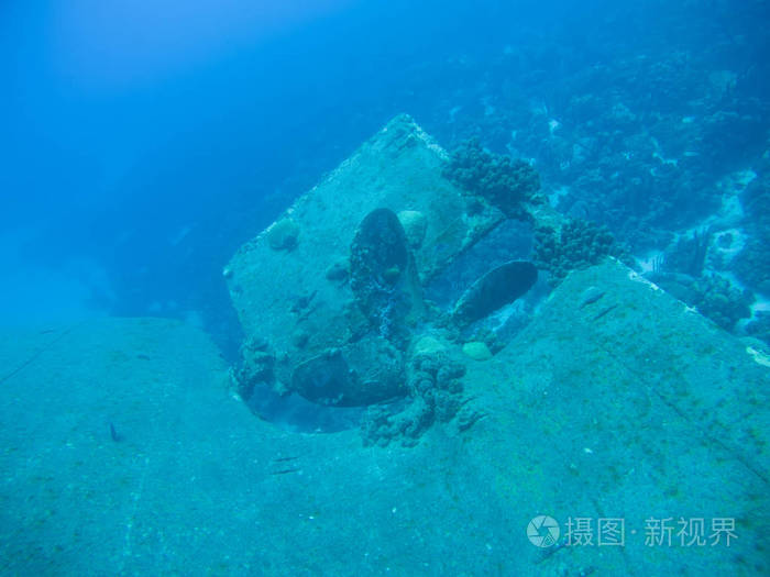 沉船希尔玛胡克博内尔岛加勒比海水下