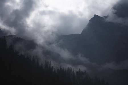 Engtal 山谷, Karwendel 山脉, 蒂罗尔, 奥地利, 欧洲