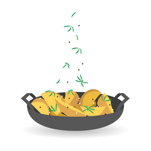 烤土豆白底图片-烤土豆白底素材-烤土豆白底插画-摄图新视界