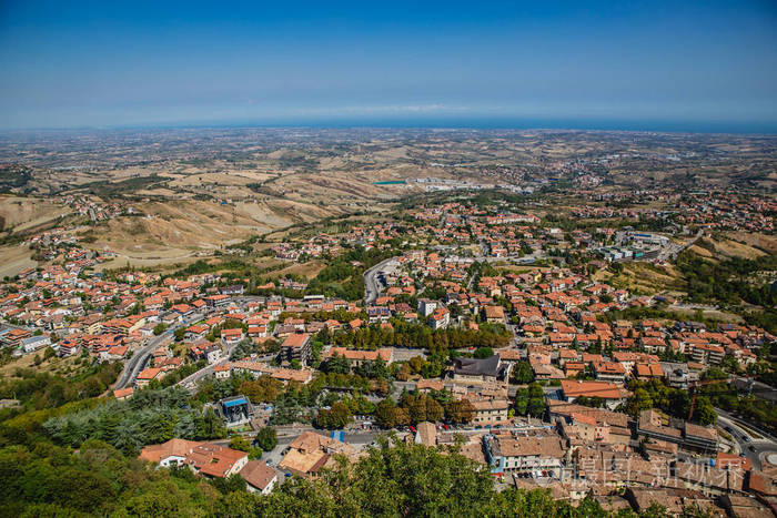 圣马力诺国家的历史建筑, 全景