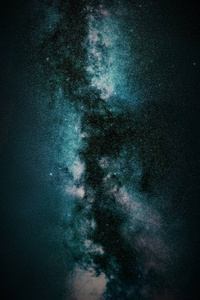银河银河背景特写。长曝光照片