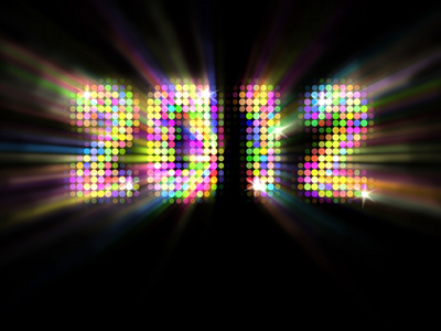 2012年新年摘要背景与您的文本位置