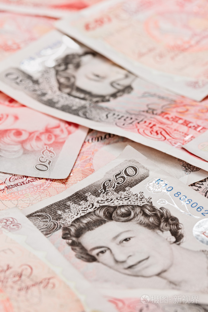 50 英镑英镑的银行纸币特写视图的业务背景照片-正版商用图片03ml3g-