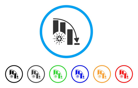 Cardano 史诗失败图表圆图标