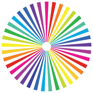 颜色色板剪影图片