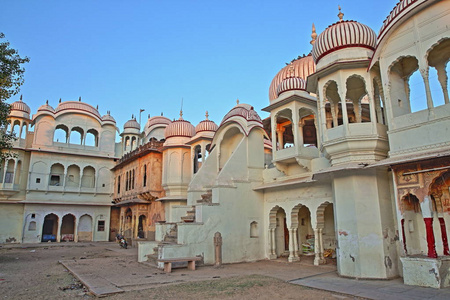 印度 Gherka 寺 靠近 Morarka 酒店 Nawalgarh, Shekhawati, 拉贾斯坦邦