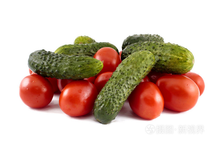 西红柿和黄瓜