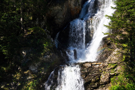 奥地利 Schladming 附近高山湖 Riesachsee Riesachwasserfall 瀑布