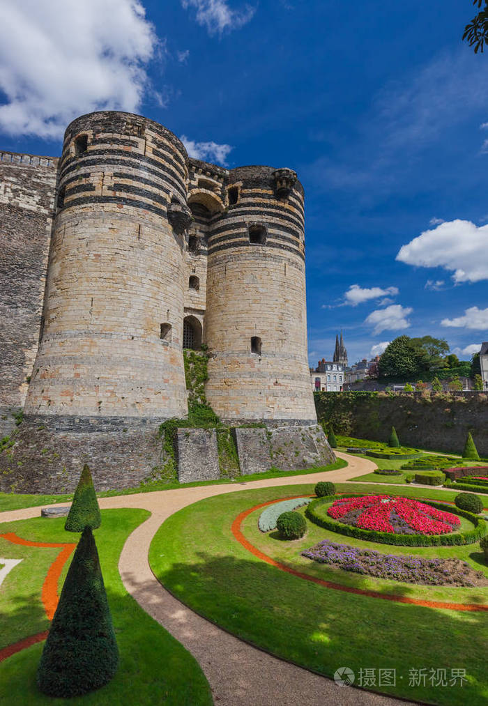 卢瓦尔河谷法国昂热城堡