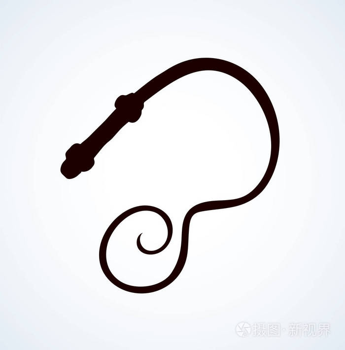 鞭子.矢量绘图插画-正版商用图片03nm0w-摄图新视界