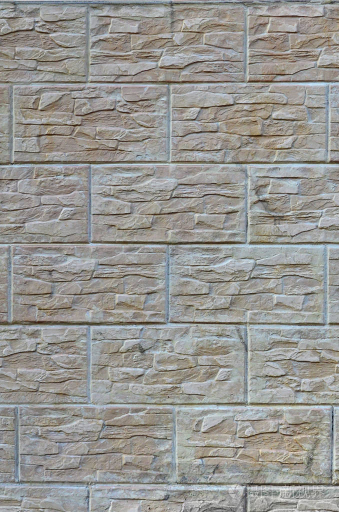 墙壁的光纹理瓷砖, 样式化的外观作为一个砖.墙体装饰的类型之一