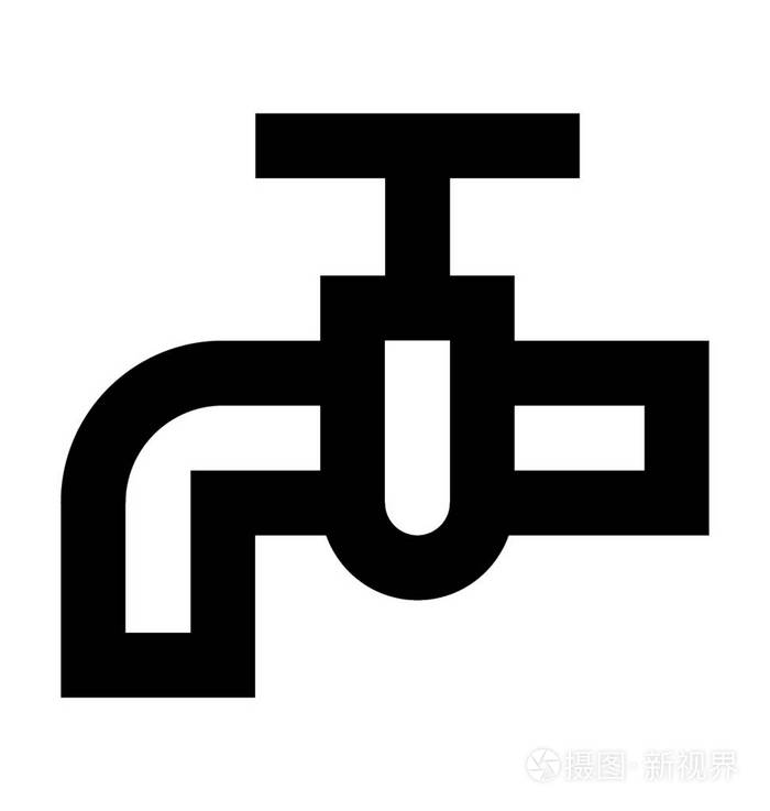 水水龙头矢量图标