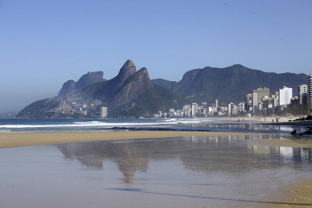 里约热内卢海滩全景