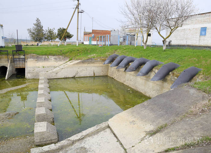 稻田灌溉系统水泵泵站