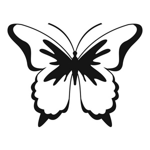 简单蝴蝶的图片