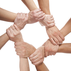 成功的团队合作照片