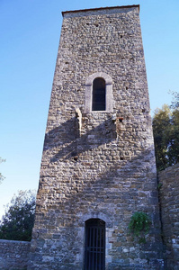 意大利托斯卡纳蒙特卡蒂尼的要塞和塔
