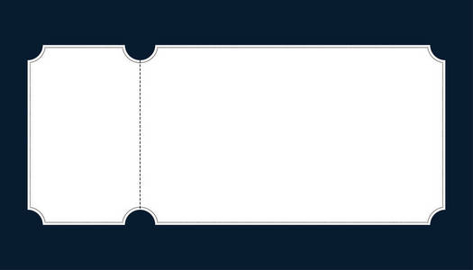 空白票证.矢量照片