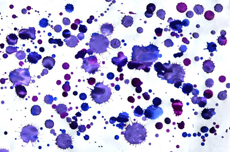 多彩蓝色紫色粉红色水彩湿的刷漆液背景壁纸，卡。水彩画炫彩色彩抽象手抽的纸纹理背景生动元素文本设计 web 打印