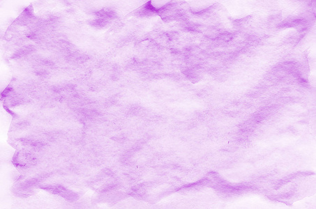 水彩抽象图像的背景设计的任何长方形文件的标准比例。紫颜色鲜艳水彩斑点的组成