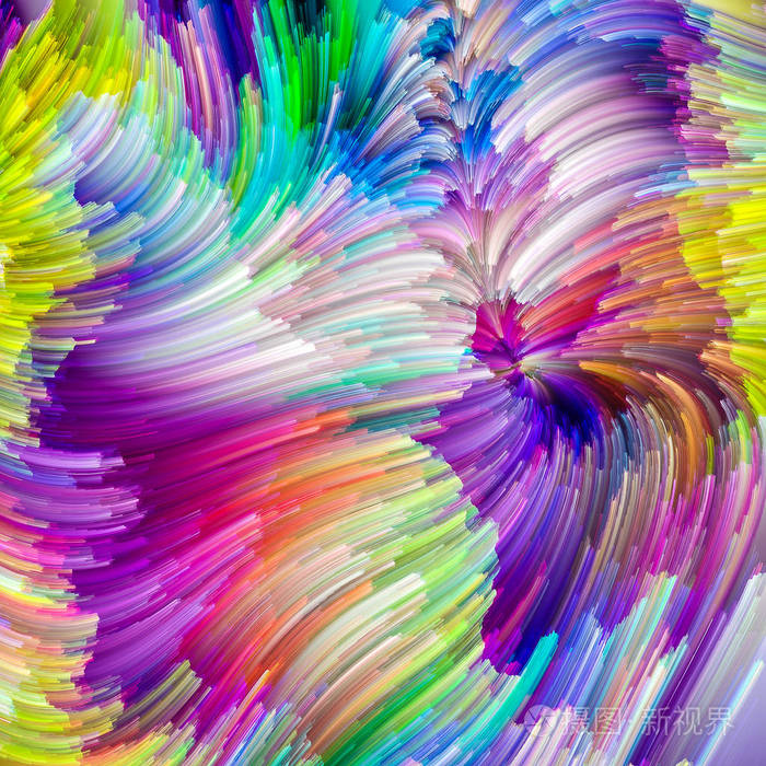 彩色的画家调色板