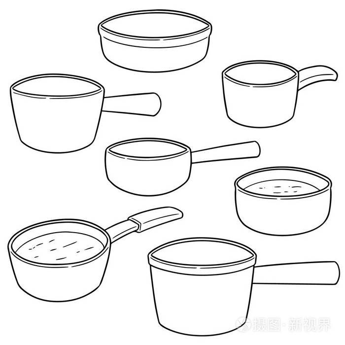 向量集的水瓢插画-正版商用图片03p641-摄图新视界