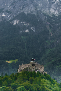 hohenwerfen城堡在奥地利