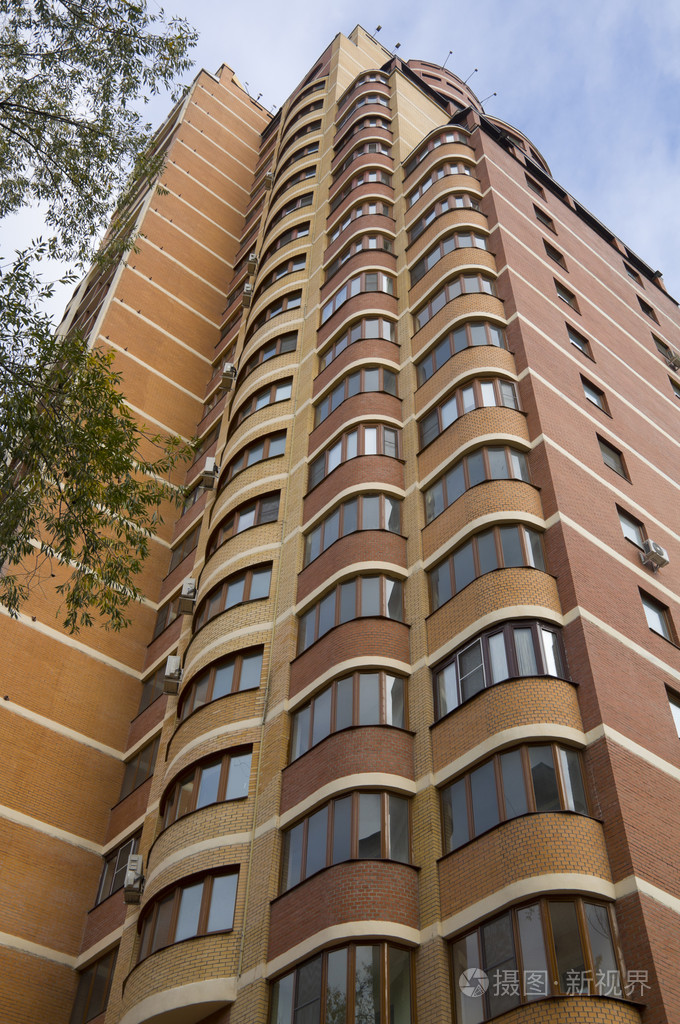 现代住宅的正面