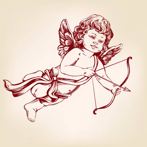 丘比特射箭图片