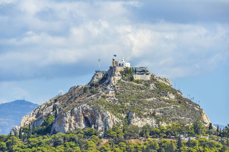 雅典 lycabettus 山