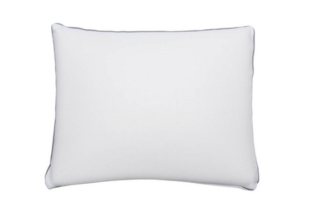 记忆枕头记忆泡沫枕白色背景照片