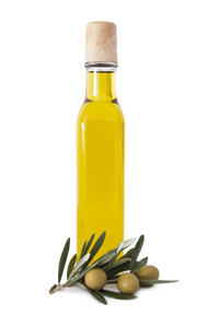 新鲜橄榄油瓶