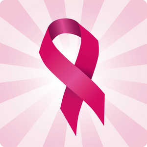 乳腺癌带状矢量插图。 妇女团结。