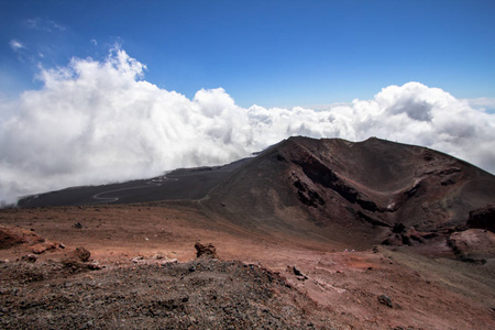 埃特纳火山，西西里岛，意大利