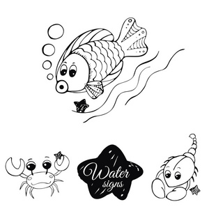 水蝎子图片-水蝎子素材-水蝎子插画-摄图新视界