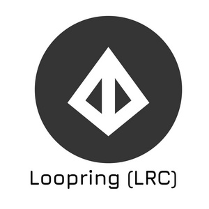 Loopring 法改会。矢量插图密码币 i