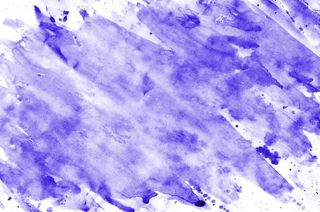 彩色紫色水彩湿刷油漆液体背景墙纸和名片。水彩画鲜艳的彩色抽象手绘纸纹理背景生动的网页和打印元素