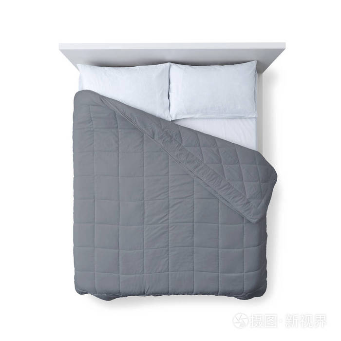 优雅的床顶视图
